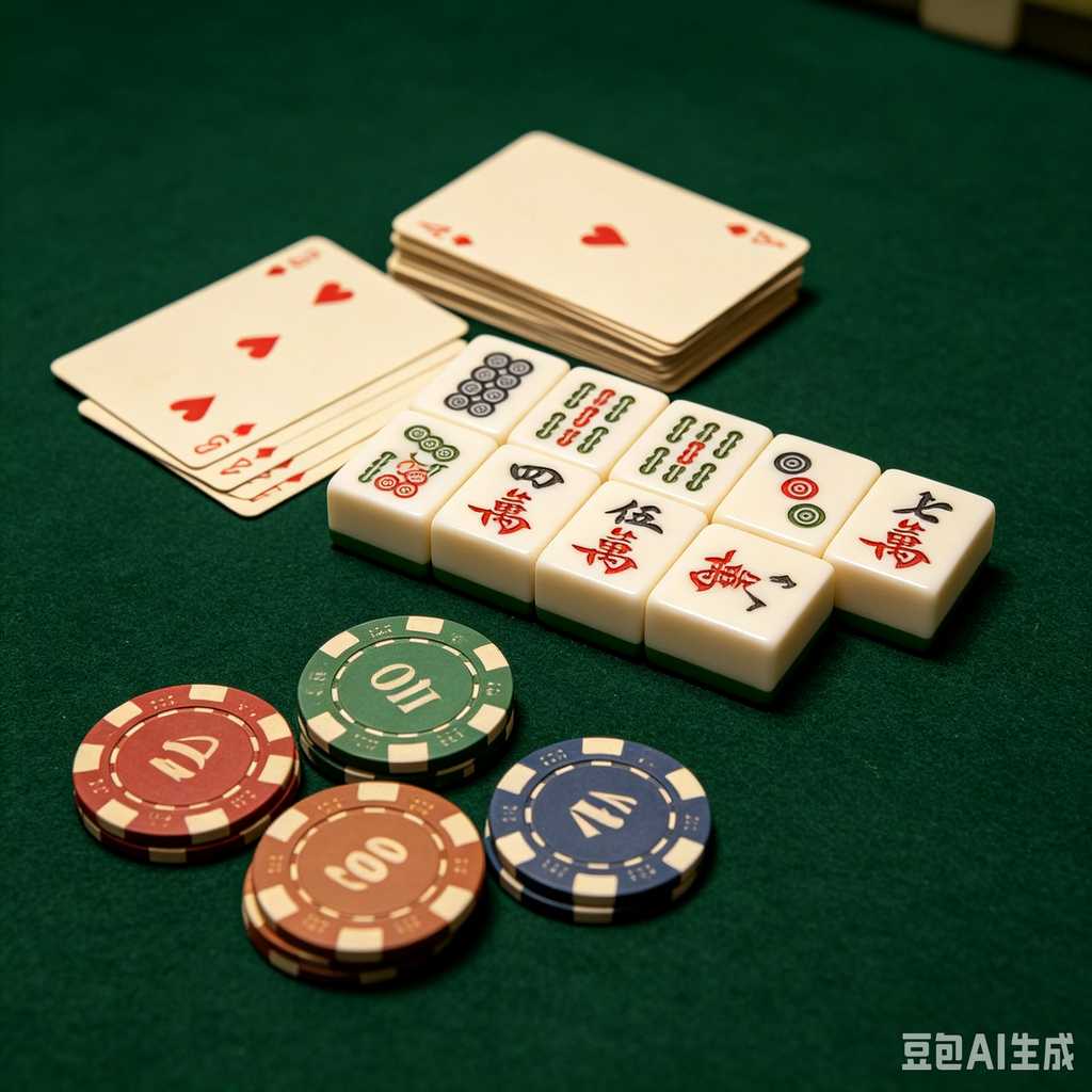 gradient blue mahjong tiles